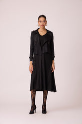 Olive Jacket Dress - Black